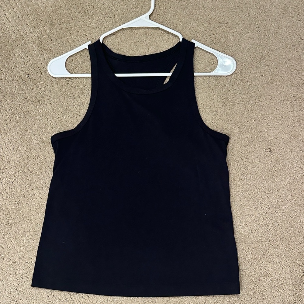 Black Sleeveless Tank Top